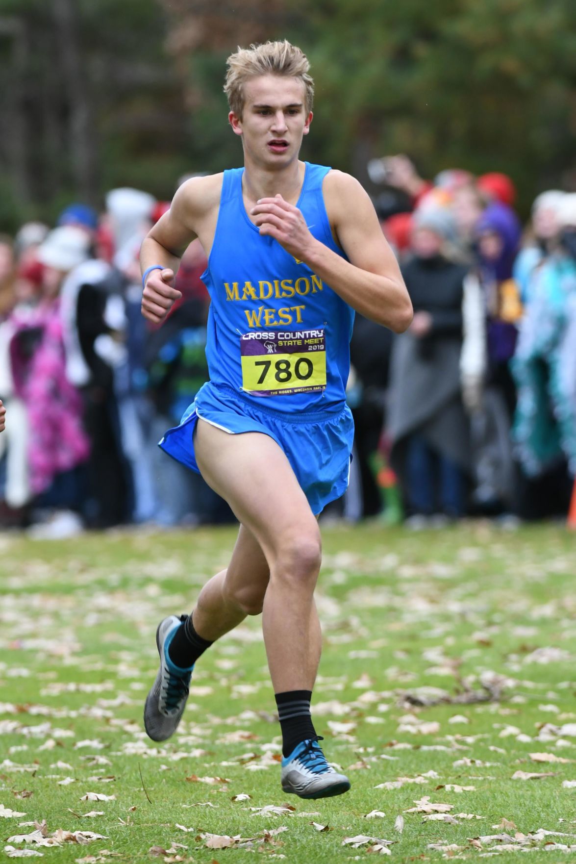 WIAA state cross country photo: Eli Gore, Madison West